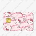 thumbnail image 4 of Nueva pegatina para tarjeta de crédito y débito de Hello Kittys, pegatina de póquer My Melody Kawaii, pegatinas impermeables de dibujos animados, pegatina de chip grande y pequeño, 4 of 5