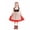 Khaki, variant on Odeerbi Kids Girls Dirndl Dress Short Sleeve Floral Oktoberfest Apron Dress with Headbands