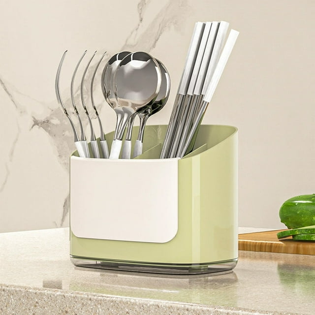 Household Kitchen Cutlery Chopsticks Knife Fork Spoon Storage Cage Multifunctional Draining Chopsticks Tube Dining Table Storage Box Spoon Shelf