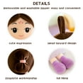 thumbnail image 5 of EUBUY Princess Girl Doll Cute Stuffed Girl Plush Toy Children Birthday Gift Girls Plush Toy Purple 60CM, 5 of 9