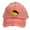 Coral, variant on Girls Smile Embroidered Criss Cross Cap Ponytail Hat, Grey