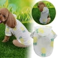 thumbnail image 2 of Camiseta solar para mascotas Diseño de piña Tejido transpirable para perros y gatos Ropa ligera y cómoda para interior y exterior que bloquea los rayos solares, 2 of 6