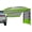 Gray Green, variant on Versatile Vehicle Awning with 3 Removable Sides, Large Car Awning 11.5FT * 7.9FT, UV50+ and Waterproof PU2000mm Truck Canopy, SUV Camping Sunshade with 8 Storage Pockets, Gray Blue