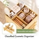 thumbnail image 3 of Organizador de maquillaje Amazer Bamboo con 3 cajones para baño, 3 of 8