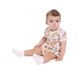 thumbnail image 4 of Bambi Baby Girls Short Sleeve Allover Print Ruffle Shirt and Matching Shorts Set, 2-Piece, Sizes 0/3M-24M, 4 of 7