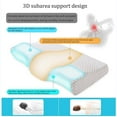 thumbnail image 3 of KTMOUW Memory Foam Cervical Neck Pillow for Sleeping, Contour Pillow for Neck and Shoulder Pain Relief, 3 of 7