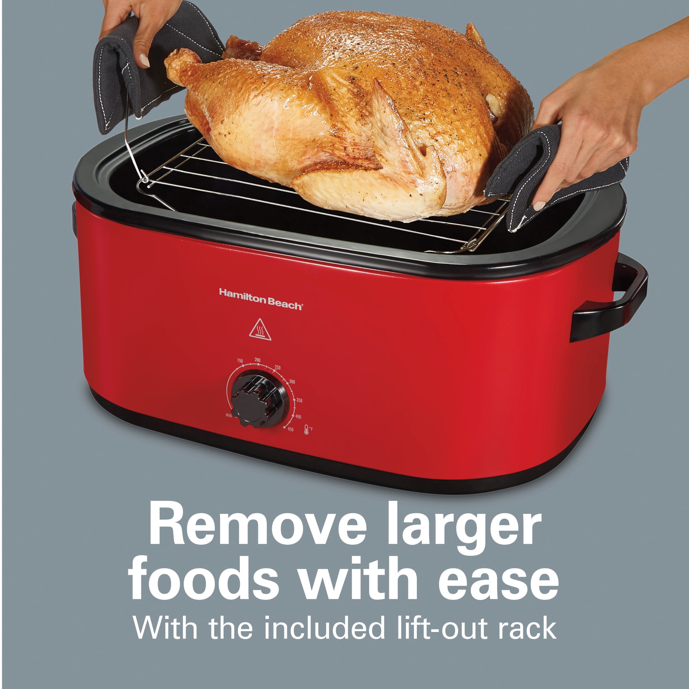Hamilton Beach 22 Quart Electric Roaster Oven with Removable Pan
