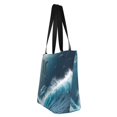 thumbnail image 4 of Fotbe Ice Blue Ocean Cute Dolphin A Pattern Beach Tote,Shoulder Handbag,Spacious Tote Bag,Lightweight Travel Bag,Versatile Shopping Bag, 4 of 9