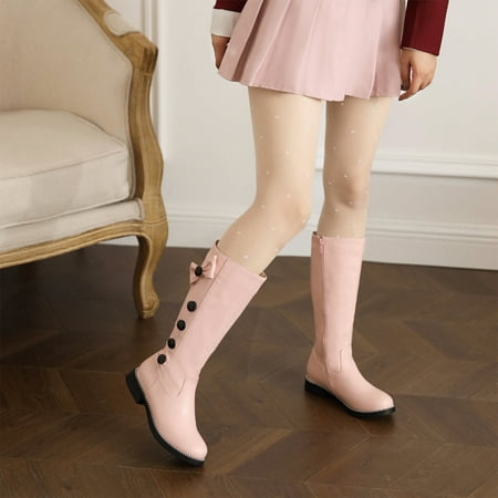 

MIARHB Women Fashion Casual Vintage Retro Mid-Calf Boots Lace Up Thick Heels Shoes