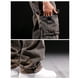 thumbnail image 5 of Pantalones cargo para hombre, estilo vintage, para exteriores, a la moda, lisos, informales, con bolsillos, 5 of 6
