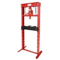 thumbnail image 1 of EDTara Hydraulic Shop Press, H-Frame with 4-Hold Adjustable Height, Movable Plates and Dust Cover for Garage or Professional Users, 1 of 7