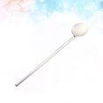 thumbnail image 3 of 304 Stainless Steel Strring Spoon Straw Round Spoon Head Drinking Spoon for Coffee Cocktail Smoothie (Silver), 3 of 8