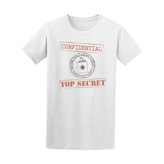 Confidential Top Secret Cia Tee Men's -Image by Shutterstock