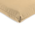 thumbnail image 4 of Jordan Manufacturing 44" x 21" Antique Beige Solid Rectangular Outdoor Chair Cushion with Ties and Hanger Loop, 4 of 12