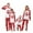 Red, White, variant on Odeerbi Christmas Pajamas For Family Matching Outfits Set Plaid Print Homewear Two-piece Child Set