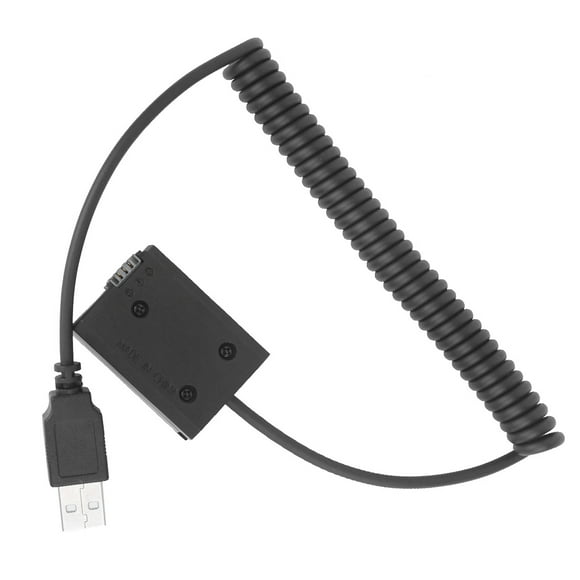 Batería ficticia USB A FW50, Batería Ficticia de Enchufe de Puerto USB para A7 para la Cámara A7S