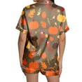 thumbnail image 5 of Postpartum Pajama Sets – Soft Cotton Lounge Sets, Comfortable Sleepwear for Recovery Ladies' Thanksgiving Turkey Print Pajama Shorts Set 2024, 5 of 5