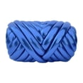thumbnail image 1 of Hilo grueso, hilo voluminoso, tejido a mano, suave, 500 g, longitud 15 m, hilo para tejer a mano, peso del hilo Azul, 1 of 9