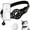 Black+white, variant on NexTone pet GPS tracker collar, global real-time tracking cat collar, Bluetooth 5.2 pet locator compatible with iOS and Android, long standby waterproof adjustable for cats and dogs