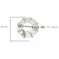thumbnail image 2 of Nipple Shields Braided Spider Web Design with Barbells Surgical Steel 14ga- Pair, 2 of 2