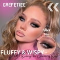 thumbnail image 6 of Fox Eye Lashes Wispy Eyelashes Natural Look Clear Band Lashes Fluffy Faux Mink Lashes Strip Natural False Lashes Pack by GVEFETIEE 8 Pairs, 6 of 7