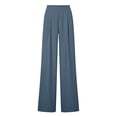 thumbnail image 6 of Tawop Women's Casual Pants Pull Up Pants Dress Pants for Women Petite Pockets Business Casual Strechy Utility Straight Slacks Female Office Elastic Waist Pull on Womens Pants Trousers, 6 of 6