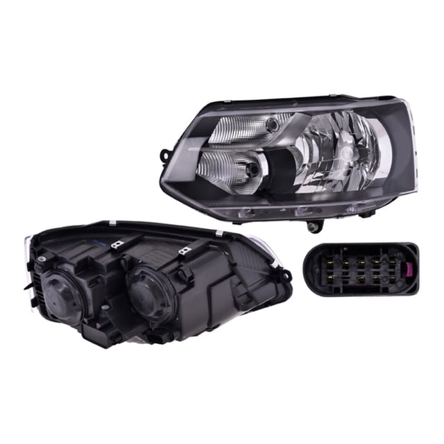 Faro Transporter 2010 A 2016 Volkswagen Izq Eléctrico C/Motor P/Halog DEPO .