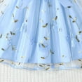 thumbnail image 4 of Coerni Girls One Shoulder Flower Girl Dress Kids Toddler Lace Tulle Tutu Long Dress Princess Dresses Sequin Tulle Ball Gown, 4 of 6
