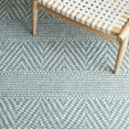 thumbnail image 6 of SAFAVIEH Marbella Keeleigh Diamond Runner Rug, Blue, 2'3" x 7', 6 of 11