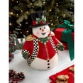 thumbnail image 2 of Spode Christmas Tree Black & White Snowman Cookie Jar - 13-Inch Ceramic Candy Storage Jar with Lid - Decorative Christmas Cookie Container for Holiday Kitchen Counter Displays, Treats, and Gifts, 2 of 6