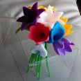 thumbnail image 6 of OFFIGAM 6Pcs Assorted Color Flower Shaped Glass Markers for Adults Party Use, 6 of 8