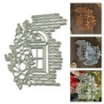 thumbnail image 2 of Window Flower Cutting Dies Carbon Steel Die Cut Templates Metal Embossing Stencils for Scrapbooking Card Making Albu, 2 of 8