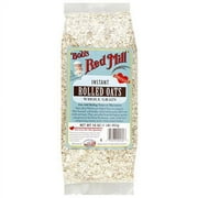 Bob's Red Mill Instant Rolled Whole Grain Oats, 16 oz (Pack of 4)