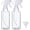 Clear, 2-Pack, variant on 360 ° Any-Angle Spray Bottles with Mist & Stream Modes – Plastic, Empty, with Measurements, Weighted Straw, Leak-Resistant, for Cleaning, Planting, Hair, Includes Funnel