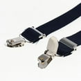 thumbnail image 2 of Toddler Kids 4 Clips Adjustable Suspenders Children'S Striped Navy, 2 of 8