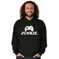 thumbnail image 5 of Video Game Junkie Gamer Nerdy Gaming Hoodie Sweatshirt Women Men Brisco Brands S, 5 of 6