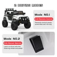 thumbnail image 4 of Luku 2-Seater Ride On Truck Car, 12V Battery Powered Electric Vehicle with Parent Remote Control, 2 Speeds, Led Lights, Mp3 Player, Safety Belt, White, 4 of 7