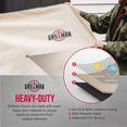 thumbnail image 4 of Grillman Premium BBQ Grill Cover, Heavy-Duty Gas Grill Cover for Weber, Brinkmann, Char Broil etc. Rip-Proof, UV & Water-Resistant (58 L x 24 W x 48 H, Tan), 4 of 7