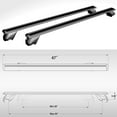 thumbnail image 4 of COWVIE 47" Pro Aluminum Universal Roof Rack Cross Bars with keyed Locks Fully Assembled, Fit Raised Side Rails, Black, 4 of 4