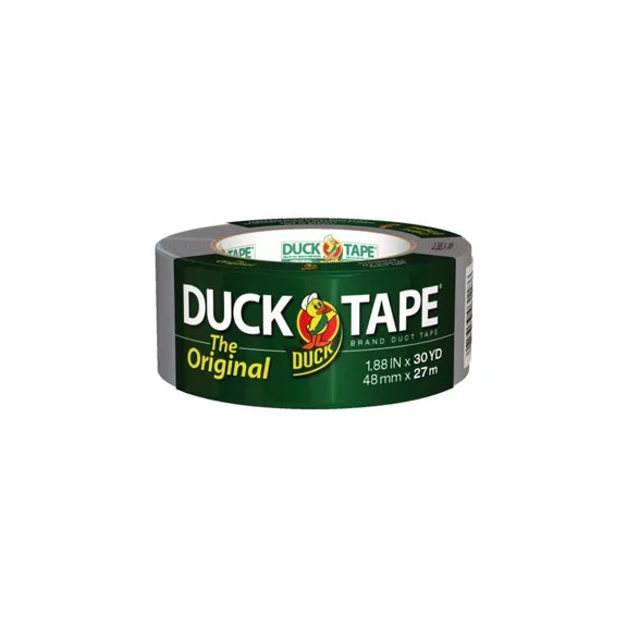 The Original Duct Tape Silver 30yd: Heavy Duty Adhesive, 1.88" Width, 90ft Length, Art & Office Use