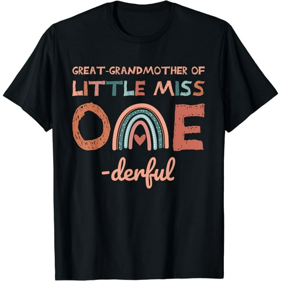 Great-Grandmother of Miss Onederful 1st Birthday Girl T-Shirt