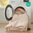 thumbnail image 4 of U by Bedsure 2 Pieces Twin Comforter Bedding Set, Pink Comforter Set for All Seasons, 1 Lightweight Prewashed Comforter and 1 Pillowcases,Twin,Rose Dust, 4 of 5