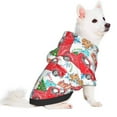 thumbnail image 2 of Fotbe Watercolor Red Truck And Fir Tree Sudadera con Estampado para Perros Pequeños – Suéter con Capucha para Mascotas, Tela Suave de Forro Polar con Bolsillo-X-Small, 2 of 7