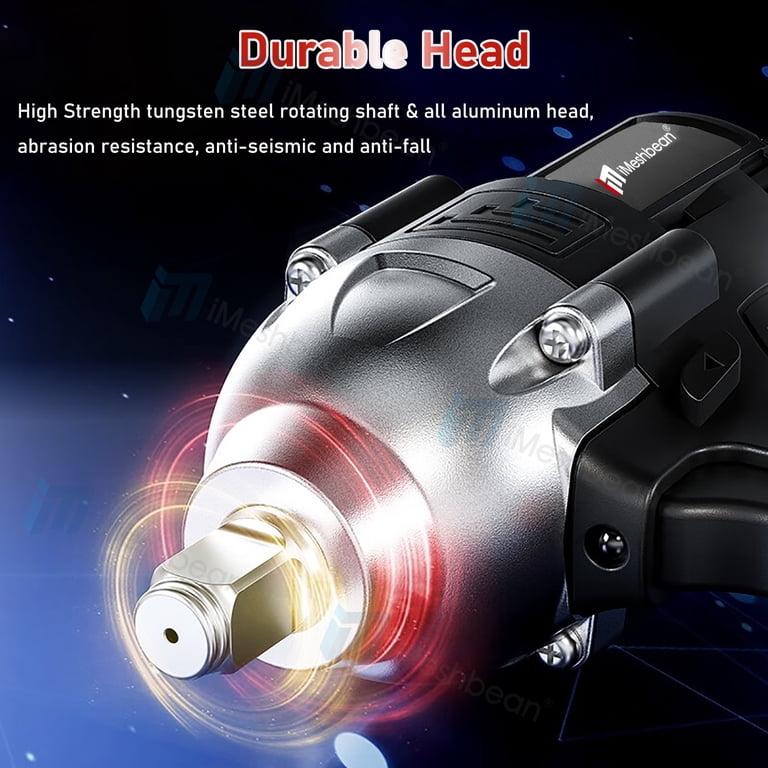 Cordless Impact Wrench, 1/2 Inch Brushless Impact Gun, 2500rpm & Max Torque 550Nm, High Torque Impact Wrench With 4 Socket Set, 12 Drill Set, 4.0Ah Battery, Charger, Carry Box, For Furniture/light Car