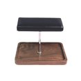 thumbnail image 3 of BELOVING Watch Display Stand Bangle Storage PU Leather for Necklaces Studs Countertop Silvery rod, 3 of 10