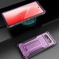 thumbnail image 5 of FITO For Google Pixel 7A Case, Rubber Shockproof Full-Body Phone Case with Kickstand (Purple), 5 of 7