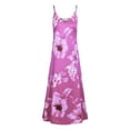 thumbnail image 2 of Gvmfive Women Casual Floral Print Spaghetti Strap Long Maxi Dress Plus Size, 2 of 3