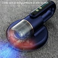 thumbnail image 4 of Oggfader Desk Vacuum Cleaner Bed Vacuum Cleaner Mattress Vacuum Cleaner 8KPa Handheld Mattress Cleaner High Frequency Double Beat Suitable For Bedding Sofa Other Fabric Surfaces Blue, 4 of 9