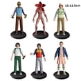 thumbnail image 1 of Figuras de acción de Stranger Things, muñecos de colección de PVC de Eleven, Steve, Demogorgon, Dustin, 6 unidades, 1 of 4