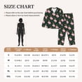 thumbnail image 4 of Disketp Pink Sleeping Fox Pajamas Set Long Sleeve Sleepwear Womens Button Down Nightwear Pj Sets-{designName}-XX-Large, 4 of 7